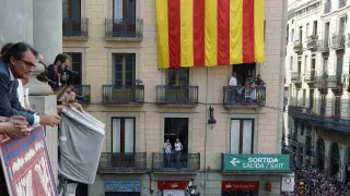 El presidente de la Generalitat de Cataluña, Artur Mas, durante la festividad de La Mercè.