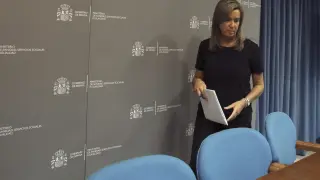 Ana Mato en rueda de prensa