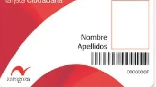 La tarjeta ciudadana de Zaragoza.