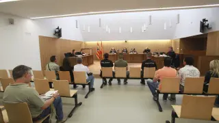 Primer juicio de la Audiencia Provincial en el Palacio de Justicia.
