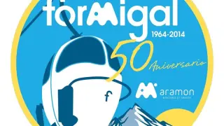 El logo del 50 aniversario de Formigal