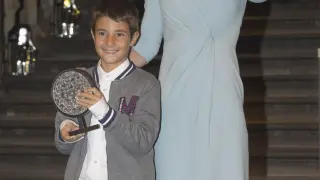 Kate Middleton entrega el premio de fotografía a un turolense de 9 años