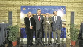 García Nieto, Belloch, Tapia y Pérez Latorre, durante la celebración.