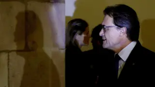 Artur Mas a su llegada al Parlamento Catalán