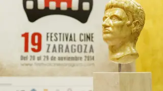 El Festival de Cine de Zaragoza galardonará a los ganadores con esta estatuilla