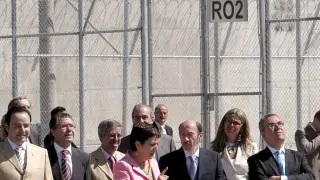Granados, junto a Rubalcaba, en la inauguración de la cárcel de Estremera