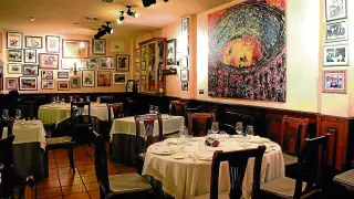 Esta foto del comedor del restaurante Campo del Toro ya es historia