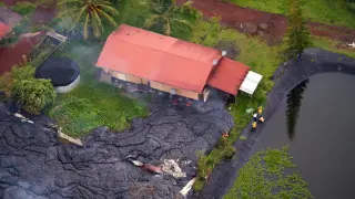 La lava del Kilauea llega a la primera casa hawaina