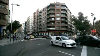 Punto negro en el centro de Zaragoza.