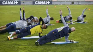 Popovic dirige un entrenamiento