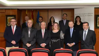 La nueva junta directiva del Colegio de Médicos de Teruel tras su toma de posesión