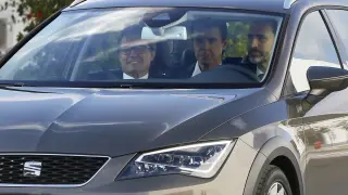 El Rey se reúne con Mas, Soria y empresarios antes de visitar la fábrica de Seat en de Martorell