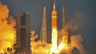 Lanzamiento de la nave en el Centro Espacial Kennedy de Florida
