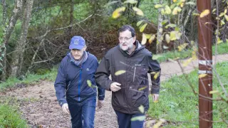 Mariano Rajoy, de paseo