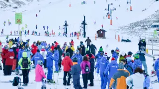 Imagen de archivo de un día de esta Navidad en la estación de esquí de Cerler