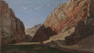 Desfiladeros del río Mesa entre Jaraba y Calmarza, de Carlos de Haes