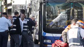 Ataque en un autobús israelí