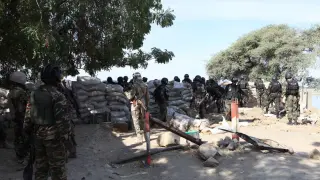 Soldados cameruneses en la ofensiva de Boko Haram