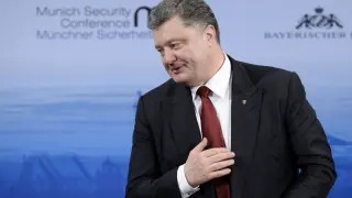 Poroshenko durante La Conferencia de Seguridad de Múnich
