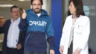 Fernando Alonso abandona el hospital y no participará en el último test de pretemporada