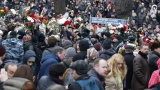 Miles de personas quisieron despedir a Boris Nemtsov