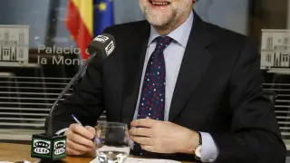 Rajoy, durante la entrevista en Onda Cero
