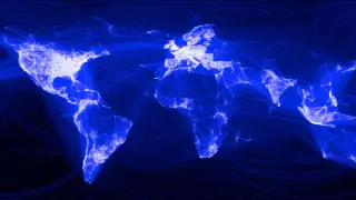 Recreación de las conexiones a Internet en todo el mundo