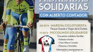 Contador estará los días 30 y 31 de marzo en Zaragoza