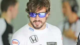Fernando Alonso en Sepang