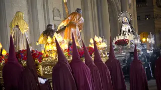 El Pilar, testigo del Encuentro más doloroso de la Semana Santa zaragozana