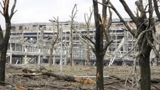 Exterior del Aeropuerto de Donetsk
