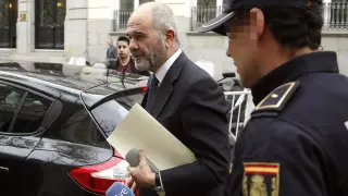 El expresidente de la Junta de Andalucía Manuel Chaves a las puertas del TS.