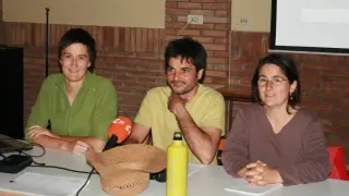 Los tres integrantes de la asociación El Licinar.