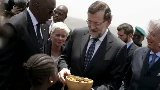 Rajoy llega al aeropuerto de Bamako, en Mali