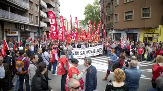 Imagen de archivo de una manifestación del Primero de Mayo.