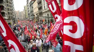 Imagen de una manifestación del 1º de mayo.