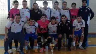 El equipo juvenil D-Link Zaragoza.