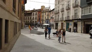 Calle del Coso Alto peatonalizado.
