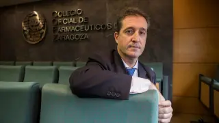 Ramón Jordán, presiden del Colegio Oficial de Farmacéuticos de Zaragoza.