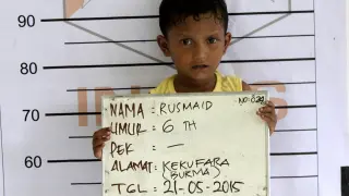 Un niño de 6 años, entre los últimos inmigrantes rescatados en Malasia