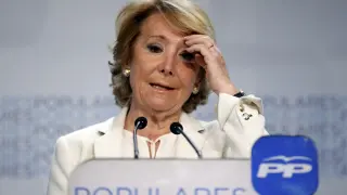 Esperanza Aguirre valora los resultados de las elecciones