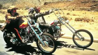 Una escena de la pelívula 'Easy Rider' .