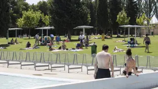 La piscina municipal del barrio de Torrero, en la temporada estival del pasado verano.