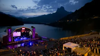 Auditorio natural de Lanuza del Festival Pirineos Sur