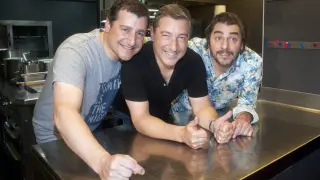 Los tres hermanos propietarios del mejor restaurante del mundo en 2015, 'El Celler de Can Roca'.