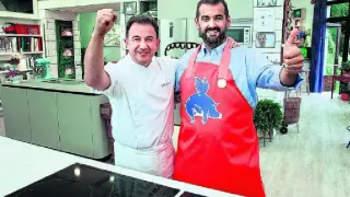David de Jorge ha estado acompañado en 'Robin Food' por Martín Berasategui.