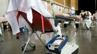 Maratón de donaciones de sangre para abastecer a los hospitales aragoneses en verano