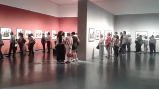 Decenas de personas en la exposición de Sorolla en el CaixaForum