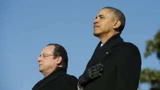 Hollande y Obama en un encuentro