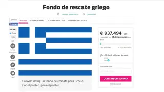 Campaña de crowdfunding para pagar la deuda de Grecia con el FMI